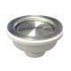 2210R-BS Covered Flip-Top Sink Strainer, Brushed Stainless