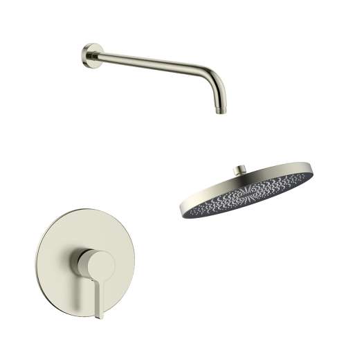 SMAPRK1610-1-BN Astra Single Function Round ADA Pressure Balance Shower Set, Brushed Nickel