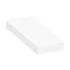 SMASB3012-01 30-in x 12-in x 4-in Solid Surface Adjustable Shower Bench, White