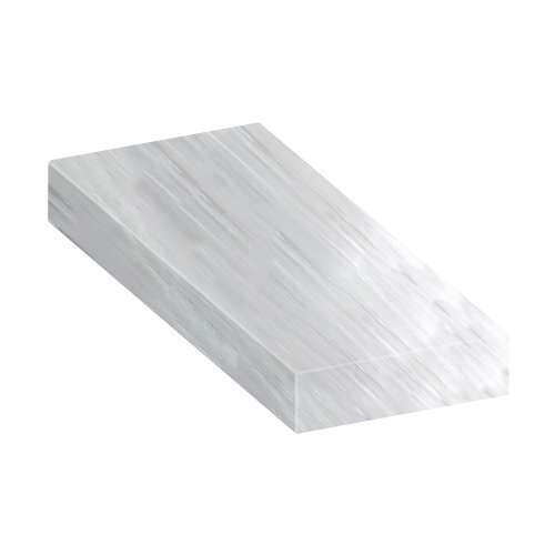 SMASB3012-186 30-in x 12-in x 4-in Solid Surface Adjustable Shower Bench, Icebery Grey