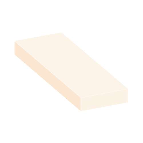 SMASB3612-02 36-in x 12-in x 4-in Solid Surface Adjustable Shower Bench, Cameo/Biscuit