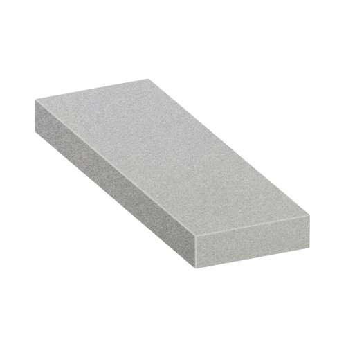 SMASB3612-27 36-in x 12-in x 4-in Solid Surface Adjustable Shower Bench, Grey Stone