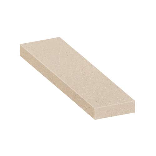 SMASB4812-28 48-in x 12-in x 4-in Solid Surface Adjustable Shower Bench, Butternut