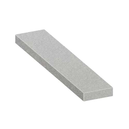 SMASB6012-27 60-in x 12-in x 4-in Solid Surface Adjustable Shower Bench, Grey Stone