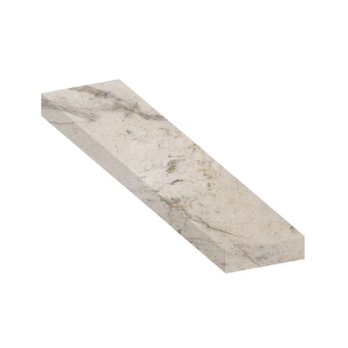 SMASB6012-48 60-in x 12-in x 4-in Solid Surface Adjustable Shower Bench, Butterscotch