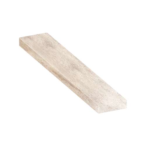 SMASB7212-185 72-in x 12-in x 4-in Solid Surface Adjustable Shower Bench, Creme Brulee