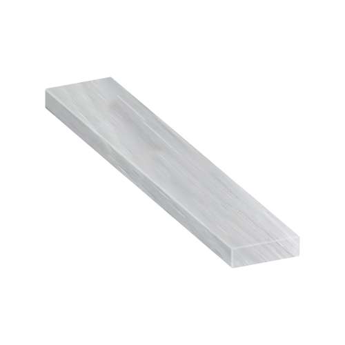 SMASB7212-186 72-in x 12-in x 4-in Solid Surface Adjustable Shower Bench, Icebery Grey