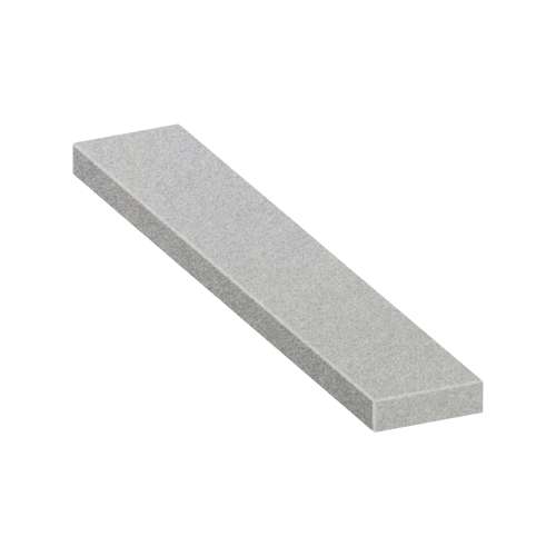 SMASB7212-27 72-in x 12-in x 4-in Solid Surface Adjustable Shower Bench, Grey Stone