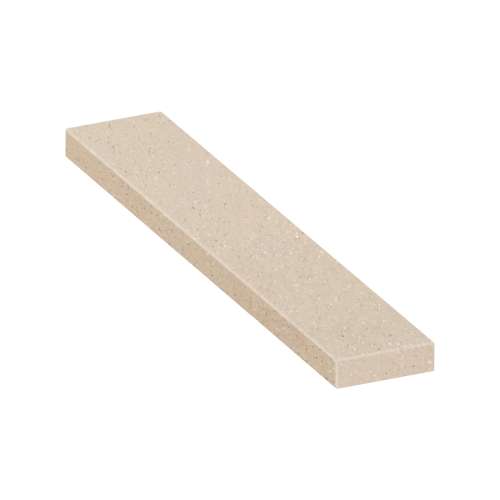 SMASB7212-28 72-in x 12-in x 4-in Solid Surface Adjustable Shower Bench, Butternut