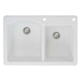 Adagio Granite 33-in Drop-in Kitchen Sink - SMATDD3322-BE