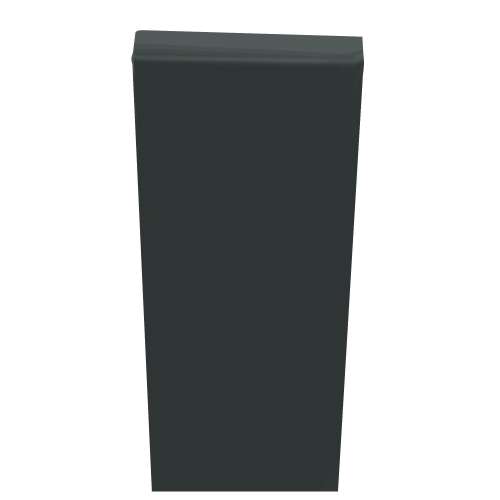 SMBATN721-40 2-in x .25-in x 72-in Batten Molding, Dark Grey