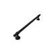SMBKS24-MB Barrington 24-in Knurled Grab Bar With 1-in Diameter, Matte Black