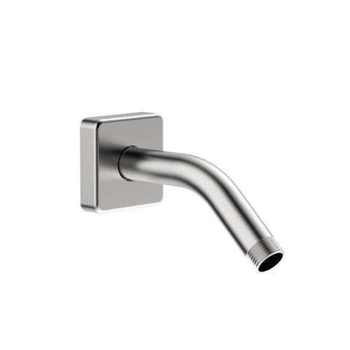 SMBSA6S-BN Basic 6-in Shower Arm With Square Escutcheon, Brushed Nickel