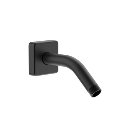 SMBSA9S-MB Basic 9-in Shower Arm With Square Escutcheon, Matte Black