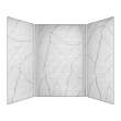 SMBWK604896-72 BelAir 60-In X 48-In X 96-In Glue To Wall 3-Piece Shower Wall Kit, Life Tree