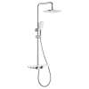 SMCTSS-PC Selene Three Function Thermostatic With Hand Shower And Shelf Shower Set, Polished Chrome
