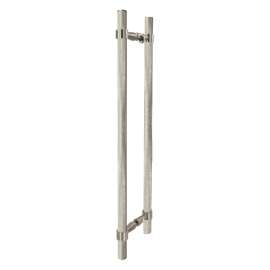 SMDH-BND-D-BK-M Barrington 20-in Barn/Pivot Shower Door Knurled Double Sided Handles, Master