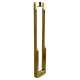 SMDH-BND-D-J-CB Juliette 20-in Barn/Pivot Shower Door Double Sided Handles, Champagne Bronze