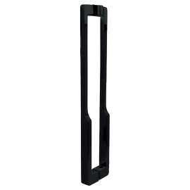 SMDH-BND-D-J-MB Juliette 20-in Barn/Pivot Shower Door Double Sided Handles, Matte Black