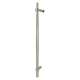 SMDH-BND-K-BK-BS Barrington 20-in Barn/Pivot Shower Door Knurled Handle And Knob, Brushed Stainless