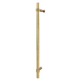 SMDH-BND-K-BK-CB Barrington 20-in Barn/Pivot Shower Door Knurled Handle And Knob, Champagne Bronze