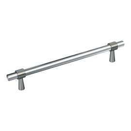 SMDH-BPD-BP-PC Barrington 20-in By-Pass Shower Door Plain Handles (Pair), Polished Chrome