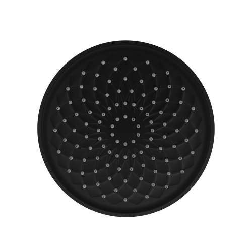 SMDSHB10R-MB Bryson 10-in x 10-in Single Function Round Showerhead, Matte Black