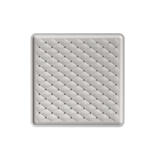 SMDSHB10S-BN Bryson 10-in x 10-in Single Function Square Showerhead, Brushed Nickel