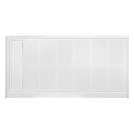 Linear 60-in x 30-in Rectangular Alcove Shower Base with Left Hand Drain - In Multiple Colors - SMFL6030L-M