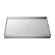 SMFTT6030C 60-in x 30-in Ready Tile Shower Base With Center Drain, Unfinished Grey