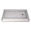 SMFPT6036R-SW 60-in x 36-in Genuine Marble Pre-Tiled And Pre-Grouted Shower Base With Right Hand Drain, Square White