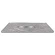 SMFZSP6036C-59 Trimslate Plus 60-in x 36-in Zero Threshold Shower Base with Center Drain, Tundra Grey