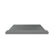 SMFZST7940C-40 Trimslate 79-in x 40-in Shower Base with Adjustable Single Threshold and Center Drain, Dark Grey