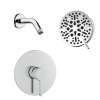 SMGPRK65-1-PC Greyson Single Function Round ADA Pressure Balance Shower Set, Polished Chrome