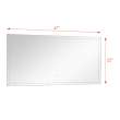 SMLMF4722 Fargo 47-in x 22-in LED-Backlit Contemporary Mirror With Touch Sensor