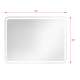 SMLMG3528 Griffin 35-in x 28-in LED-Front Lit Contemporary Mirror With Touch Sensor