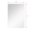 SMLMS2431 Sullivan 24-in x 32-in LED-Backlit Contemporary Mirror With Touch Sensor
