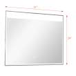 SMLMT3124 Toldeo 32-in x 24-in LED-Backlit Contemporary Mirror With Touch Sensor