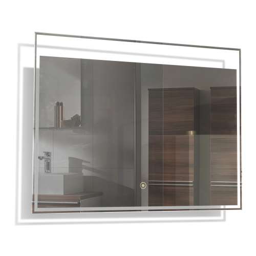 SMLMT3524 Toldeo 35-in x 24-in LED-Backlit Contemporary Mirror With Touch Sensor