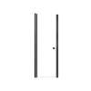 SMLSD247006C-MB Lydia 24-in x 70-in Pivot Shower Door With 1/4-in Clear Glass And Double-Sided Knobs, Matte Black