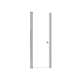 SMLSD257006C-BS Lydia 25-in x 70-in Pivot Shower Door With 1/4-in Clear Glass And Double-Sided Knobs, Brushed Stainless
