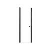 SMLSD257006C-MB Lydia 25-in x 70-in Pivot Shower Door With 1/4-in Clear Glass And Double-Sided Knobs, Matte Black