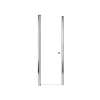 SMLSD257006C-PC Lydia 25-in x 70-in Pivot Shower Door With 1/4-in Clear Glass And Double-Sided Knobs, Polished Chrome