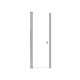 SMLSD267006C-BS Lydia 26-in x 70-in Pivot Shower Door With 1/4-in Clear Glass And Double-Sided Knobs, Brushed Stainless