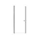 SMLSD297006C-BS Lydia 29-in x 70-in Pivot Shower Door With 1/4-in Clear Glass And Double-Sided Knobs, Brushed Stainless