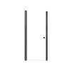 SMLSD297006C-MB Lydia 29-in x 70-in Pivot Shower Door With 1/4-in Clear Glass And Double-Sided Knobs, Matte Black