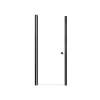 SMLSD307006C-MB Lydia 30-in x 70-in Pivot Shower Door With 1/4-in Clear Glass And Double-Sided Knobs, Matte Black