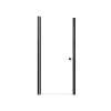 SMLSD317006C-MB Lydia 31-in x 70-in Pivot Shower Door With 1/4-in Clear Glass And Double-Sided Knobs, Matte Black