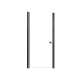 SMLSD317006C-MB Lydia 31-in x 70-in Pivot Shower Door With 1/4-in Clear Glass And Double-Sided Knobs, Matte Black
