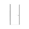 SMLSD327006C-BS Lydia 32-in x 70-in Pivot Shower Door With 1/4-in Clear Glass And Double-Sided Knobs, Brushed Stainless